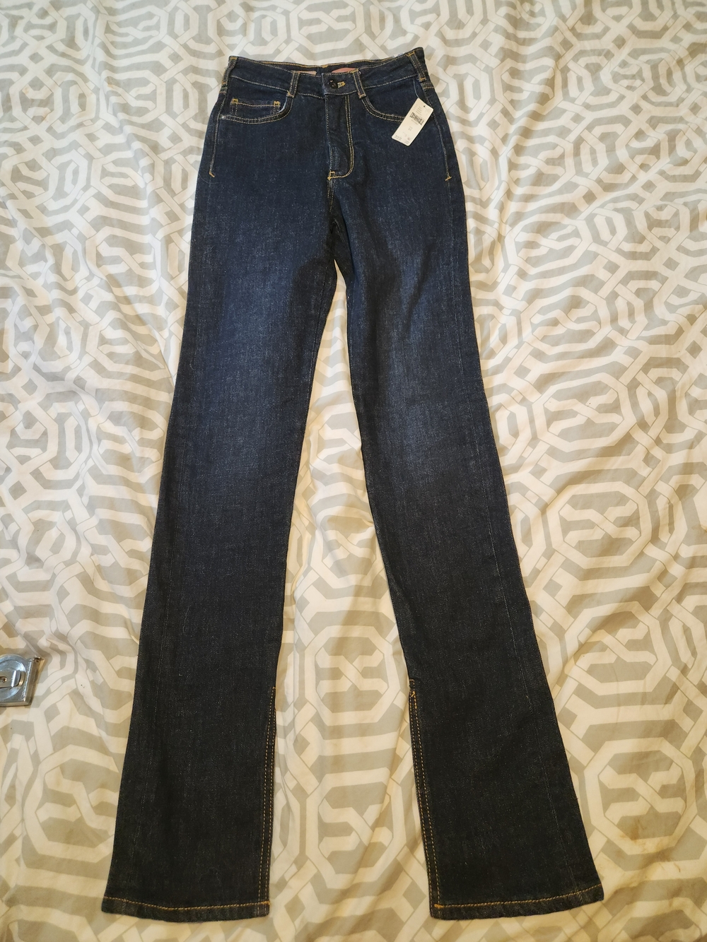 Maeve Dark Blue Flare Jeans